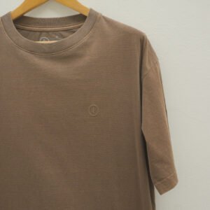 Camiseta Oversized Marrom